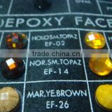 Top quality hot fix epoxy stones epoxy resin stones