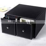 PU cd Storage Box Manufacturer,Customized PU Leather cd Box Wholesale, cd Dvd Storage Box thumbnail-1