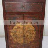 Antique Chinese Bedroom Furniture, Hand Painted Cabinet thumbnail-1