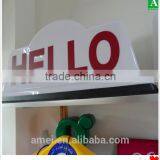 White PMMA /PC Plastic LED Light Taxi Top Box Vacuum Forming thumbnail-6