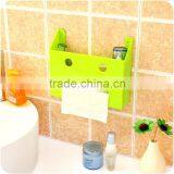 Q1099 Wholesale Wall Box Strongly Adhesive Bathroom Racks Kitchen Bathroom Storage Box thumbnail-2