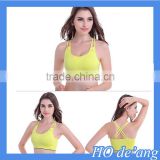 HOGIFT Top Selling Fitness Seamless Racerback Padded Sports Bra