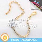 Adjustable Beautiful Golden and Crystal Bracelets thumbnail-1