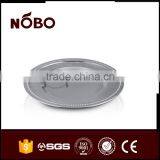 Stainless Steel Round Pudding Plate Circle Tray thumbnail-6