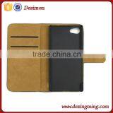 Luxury Wallet Stand Flip Case for Sony Z5 Compact Colorful Leather Phone Accessories Logo Cover Bags Custom thumbnail-4
