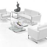 S-23 Stainless Steel Fram White Colour Leather Sofa in China thumbnail-3