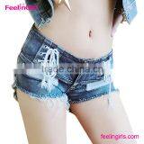 new fashion sexy ladies jeans top design