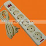 European Style 2 Way Power Extension Socket With Earth With Switch (E5002ES) thumbnail-5