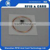 125khz TK4100 ID Card Round Rfid Sticker With Adhesive