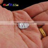 14*10mm Rectangle Acrylic Sewing Rhinestone Button For Apparel Bag Accessories #FLN022 thumbnail-2