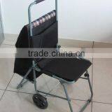 Stair Climbing Shopping Trolley Cart With Chair thumbnail-5