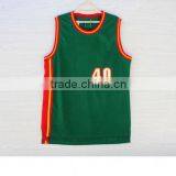 Trending hot products Specialized in 15 years basketball jersey uniform design color red with high quality