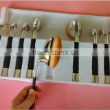 Korea New 9pcs Black Silver Tobacco Pipe Cosmetic Brush Makeup Brush Tool Set