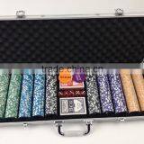 Brybelly Ultimate Poker Heavyweight Chip Set With Locking Aluminum Case (500 Chips), 14 g thumbnail-1