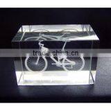 Custom 3D Laser Engraved Crystal Blank, Custom Crystal Blank thumbnail-1