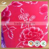 100% polyester super soft velour fabric