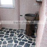 Natural Bathroom Cobble Stone Pedestal Basin thumbnail-5