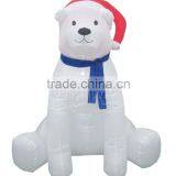 Christmas Self Inflating LED LIGHTS Polar Bear Christmas Decoration Indoor/Outdoor Use thumbnail-1