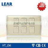 Most Popular Vista Range 6 Pole Switch