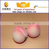 YIPAI decorative high quality artificial fake foam pink peaches fruit for children DIY