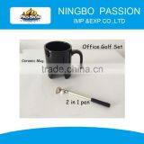 Ceramic Golf Mug, Office Play Mug thumbnail-1