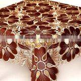 Banquet Table Cloth , Flower Table Cloth , Good Quality Polyester Table Cloth