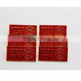 Antique Finished Brass Logo Plate, Brass Name Plate With Adhesive Sticker, Custom Metal Logo for Furniture thumbnail-3