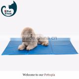 Blue pet cooling pad for summer