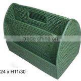 Magazin News Paper Rattan Storage With Dividers thumbnail-1