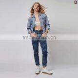 Latest Trend Jeans Girls Blue Fashion Denim Overall (JXA046) thumbnail-1