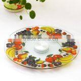 D30cm Rotating Tray Clear Tempered Glass Lazy Susan thumbnail-3