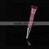 Golden Tip Cap Matte Slim and Small Chinese PE Cosmetic Tube With Red Printing thumbnail-3