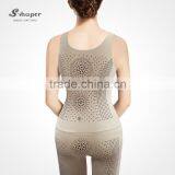 S-SHAPER Women's Caffeine Infused Bodysuits Italy Carvico Fabric With Tourmaline Fat Burning Body Slim Breathable Shapewear thumbnail-2