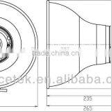 RAH-30A(T) Top Pro Waterproof 25/70V IP67 113dB 30W-15W-5W Passive Speaker thumbnail-2
