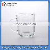 LongRun 210ml Cylinder Water Round Bottom Milk Glass Mug Manufacture