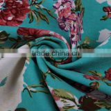 High Quality plain fabric manufacturer 75 polyester 25 cotton spandex fabric for Women's Clothing