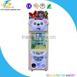 2016 New Children games Little bear toy crane machine coin operated mini crane machine for sale