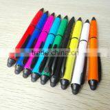 Top Consumable Products Solid Color Barrel ,metal Clip Writing Ball Pen and Stylus Pen thumbnail-2