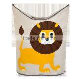 Cloth Organizer Laundry Hamper Clothes Container Folding Canvas Box Cloth Storage Basket Cloth Laundry Hamper thumbnail-3