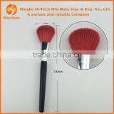 2014 wholesale pretty welcomed goat hair& wood handle cosmetic powder blush brush