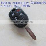 High Quality Fo 4 Button Remote Key (315mhz/FO38R) FCC:CWTWB