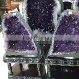 Natural Rare Twins Amethyst Crystal Geode for Crafts