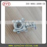 High Service Free Service 316/304 Stainless Steel 3pc Ball Valve thumbnail-3