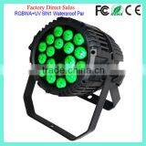 18*18Watt Blizzard Light DMX Wash Tough Par Hexa IP65 Rated 18*18W RGBWAUV 6IN1 Outdoor Rainproof Waterproof LED Par Can Light thumbnail-3