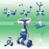 6 in 1 Education Simple Solar Robot Toy Blue