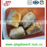 Canned mackerel intomato sauce from china with good taste healthy food