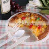 Eco Friendly Biodegradable Cornstarch Disposable Plastic Food Plate thumbnail-1