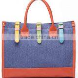 Personality Casual Canvas Bag Women Hand Bag thumbnail-4