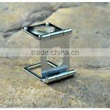 Stainless Steel Folding Magnifier 10X 20MM Portable Mini Magnifying Glass Lupa Loupe for Watch Repair thumbnail-3