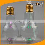 Big Mouth 500ml 700ml Colorful LED The Light Bulb Shape Cup for Juice thumbnail-1